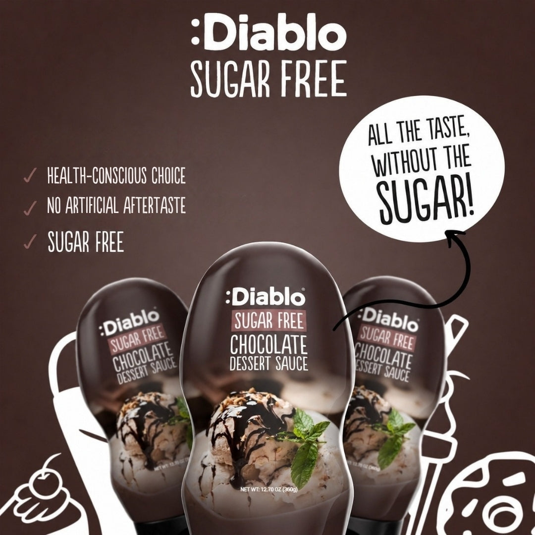 Sugar Free Chocolate Dessert Topping (360g)