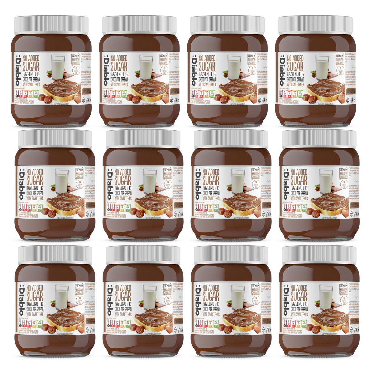 No Added Sugar Hazelnut Chocolate Spread