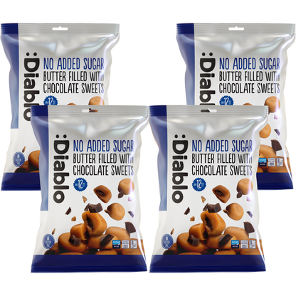 No Added Sugar Butter Filled with Chocolate Sweets (75g)