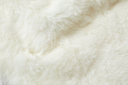 Ivory Shearling Yoga Mat - Quiet Luxury. Free next day UK shipping and Luxury Gift Box.