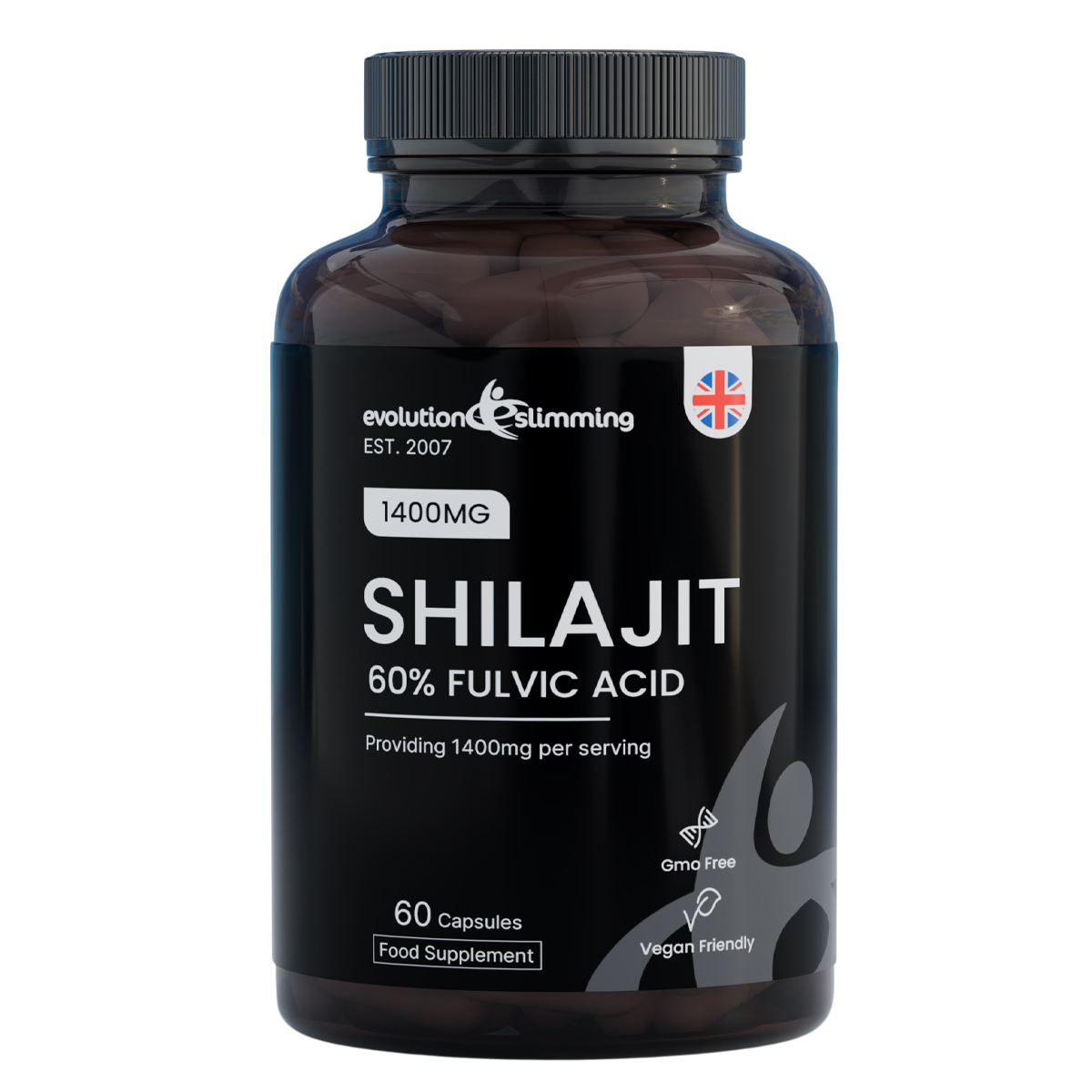 Shilajit 1400mg Fulvic Capsules | Strength Energy & Daily Support