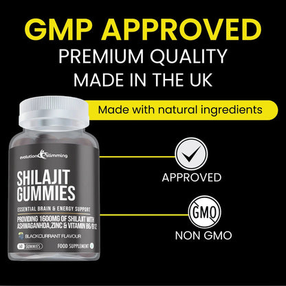 Shilajit Ashwagandha Energy Gummies | Stamina Energy & Daily Support