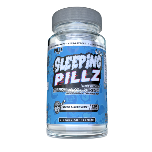 SleepingPillz™ – جلايسينات المغنيسيوم، الأشواغاندا، إل-ثيانين، و5-HTP