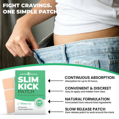 Slim Kick Weight Patch | 24-Hour Management & Weight Support
