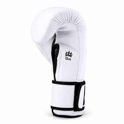 Playerz SparTech Boxing Gloves - White/Black