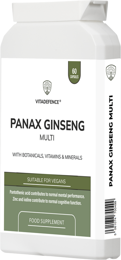Panax Ginseng Multi | Con Botanici, Vitamine e Minerali – 60 Capsule