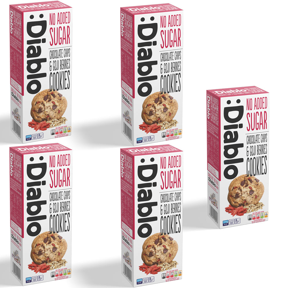 No Added Sugar Chocolate Chip & Goji Berry Cookies (135g)