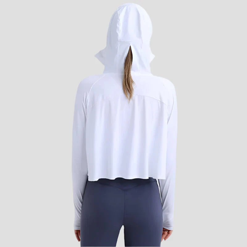 UPF 50+ Hooded Cropped Shirt