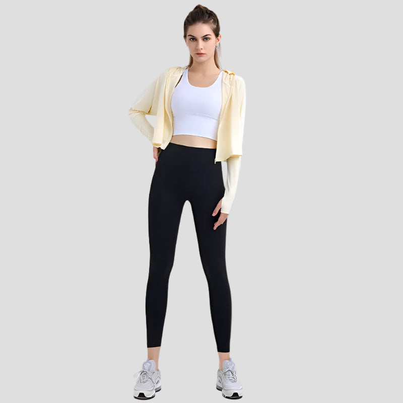 UPF 50+ Hooded Cropped Shirt