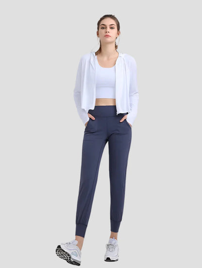UPF 50+ Hooded Cropped Shirt