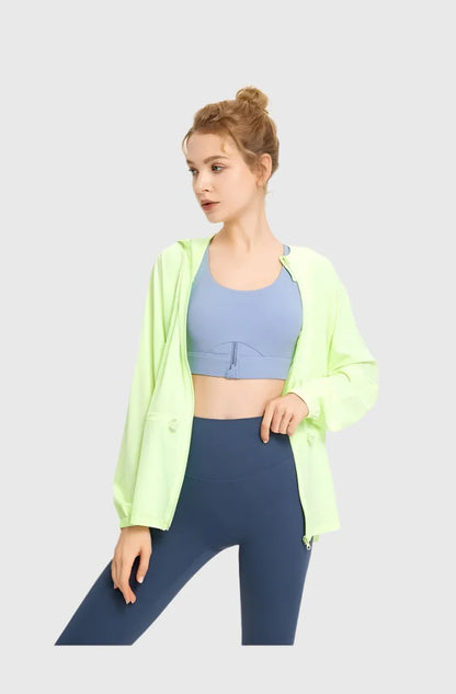 جاكيت واقي من الشمس بعامل حماية من الأشعة فوق البنفسجية 40+