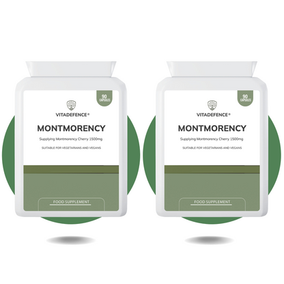 Montmorency 2-Pack | Pure Cherry Extract 1500mg – 180 Capsules (2 x 90)