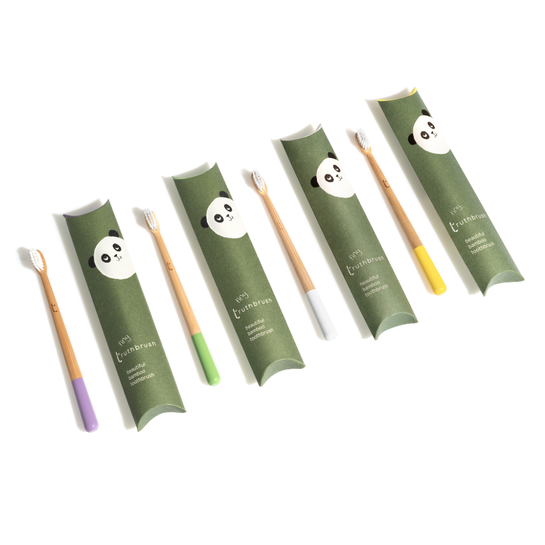 A years supply of the Tiny Truthbrush - beautiful bamboo toothbrush for children