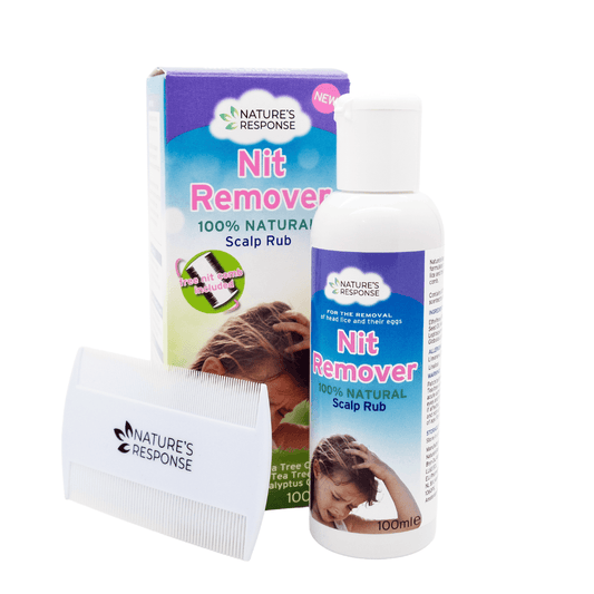 Nature's Response Nit Remover – 100% Natural Lice & Egg Treatment (100ml)