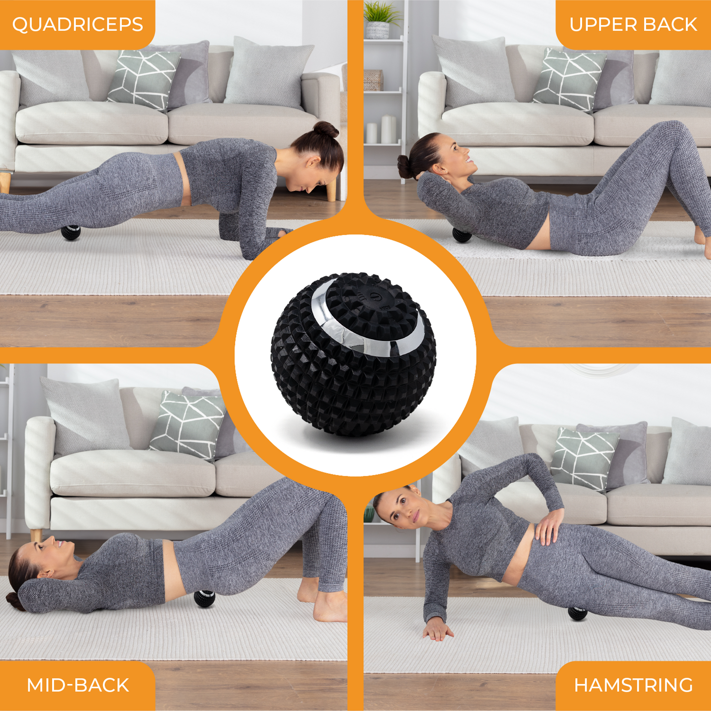 كرة تدليك (أسود)