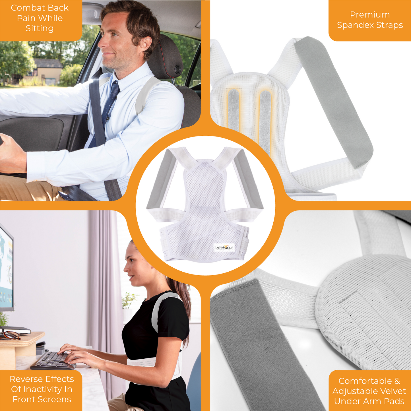 Posture Corrector S1 (White)