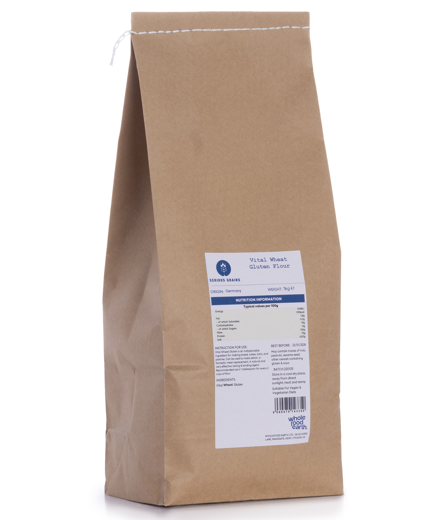 Vital Wheat Gluten Flour - Serious Grains