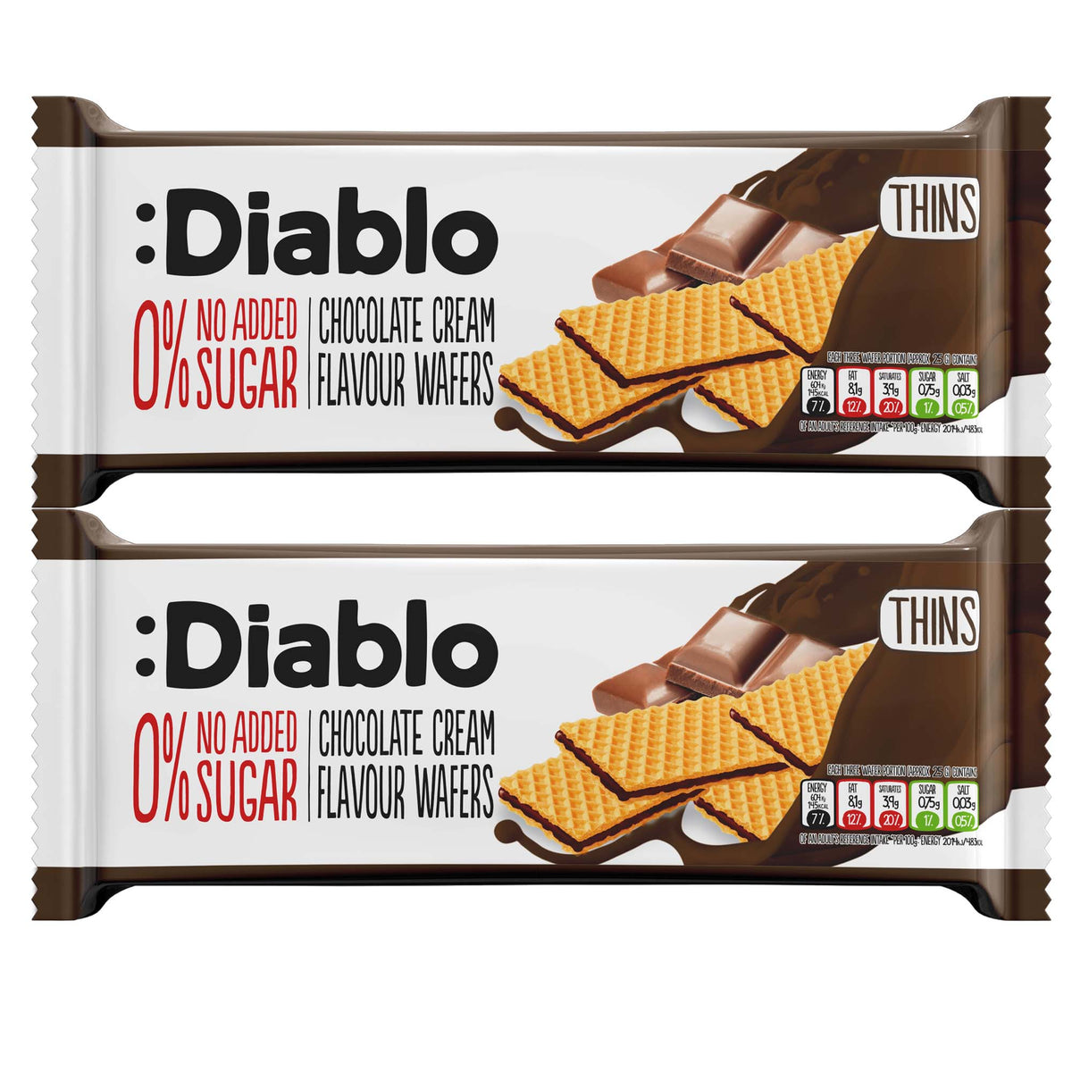 No Added Sugar Chocolate Cream Flavoured Wafer (150g)