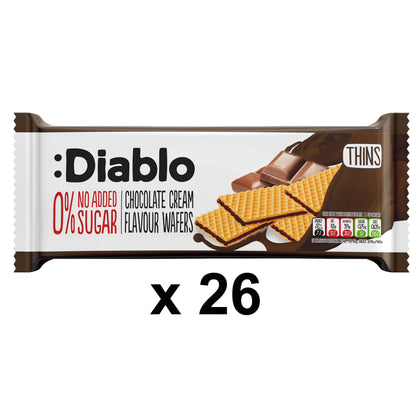 No Added Sugar Chocolate Cream Flavoured Wafer (150g)