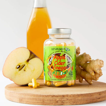 Raw Unfiltered Apple Cider Vinegar with the Mother, Vitamins & Minerals Complex