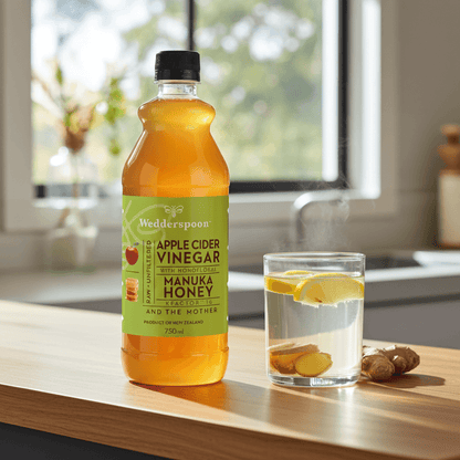 Wedderspoon Apple Cider Vinegar with Manuka Honey – Triple Pack
