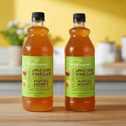 Wedderspoon Apple Cider Vinegar with Manuka Honey – Twin Pack