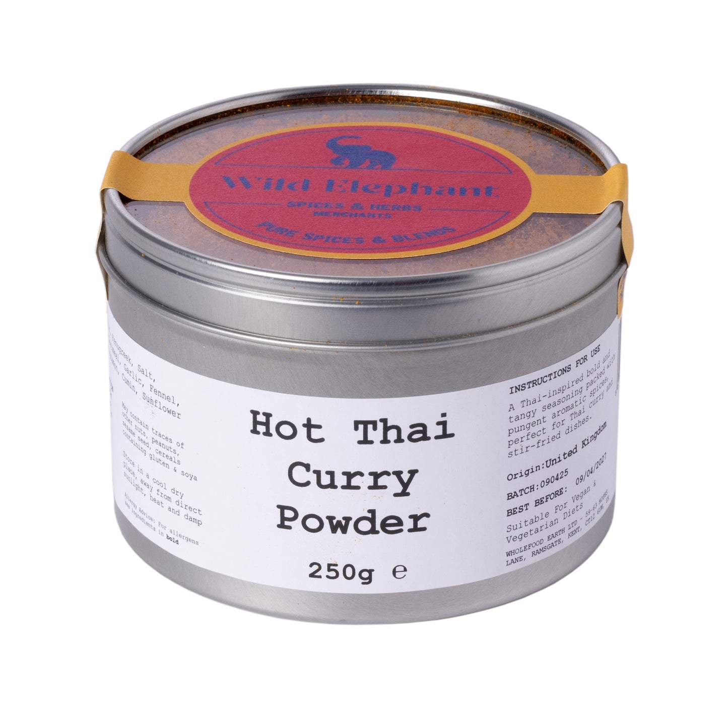 Hot Thai Curry Powder - Wild Elephant