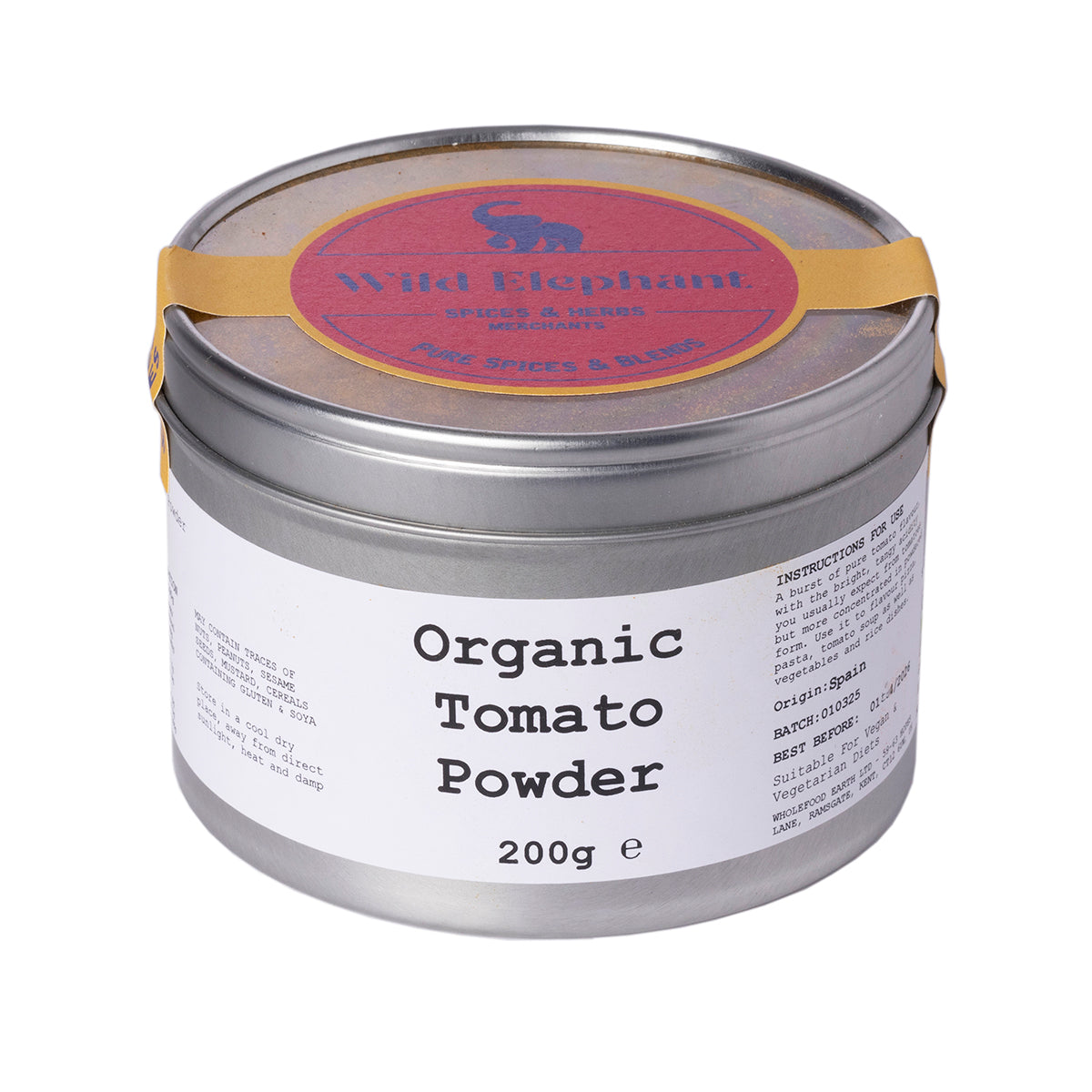 Organic Tomato Powder - Wild Elephant