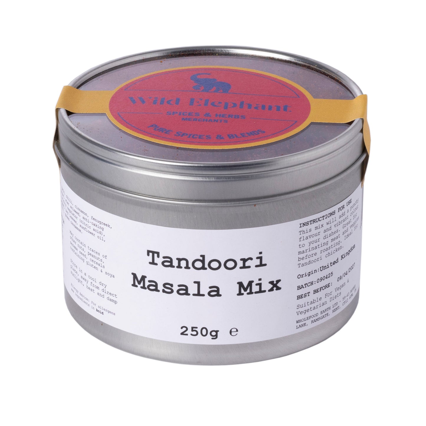 Tandoori Masala Mix - Wild Elephant