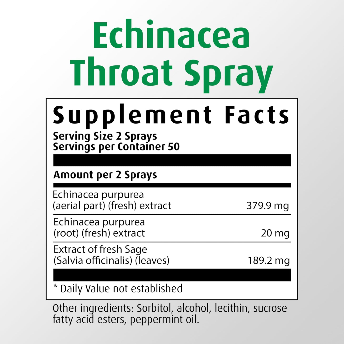 A. Vogel Echinaforce Throat Spray – Organic Echinacea & Sage, Immune Support, 1 fl oz