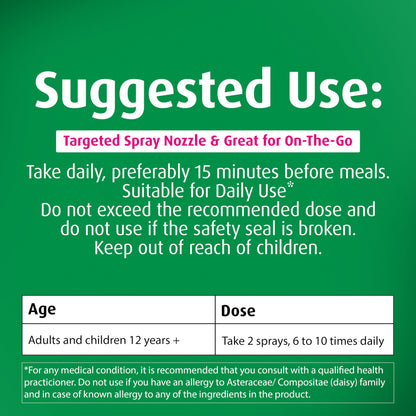 A. Vogel Echinaforce Throat Spray – Organic Echinacea & Sage, Immune Support, 1 fl oz