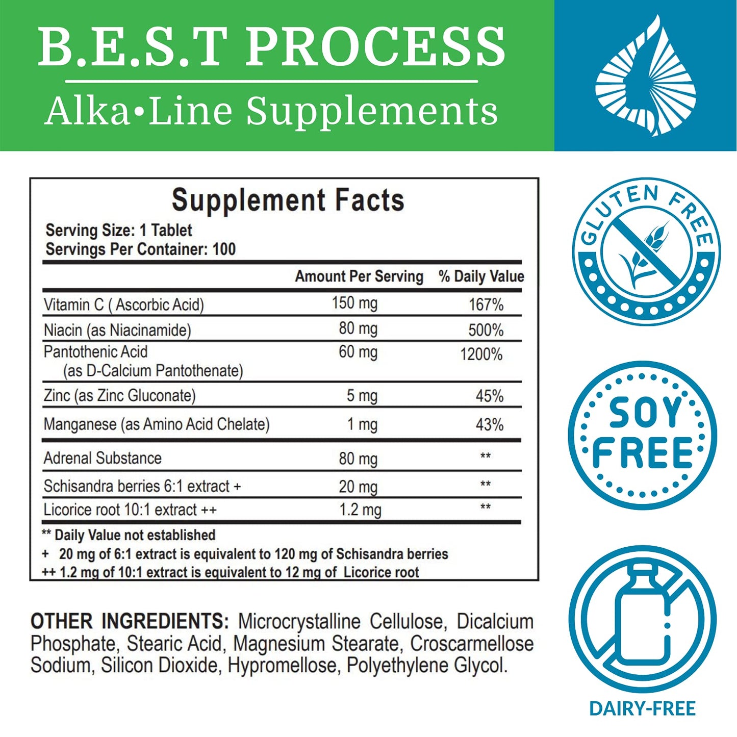 Morter HealthSystem Adrenergy – Natural Adrenal Support with Adrenal Gland Extract & Adaptogens