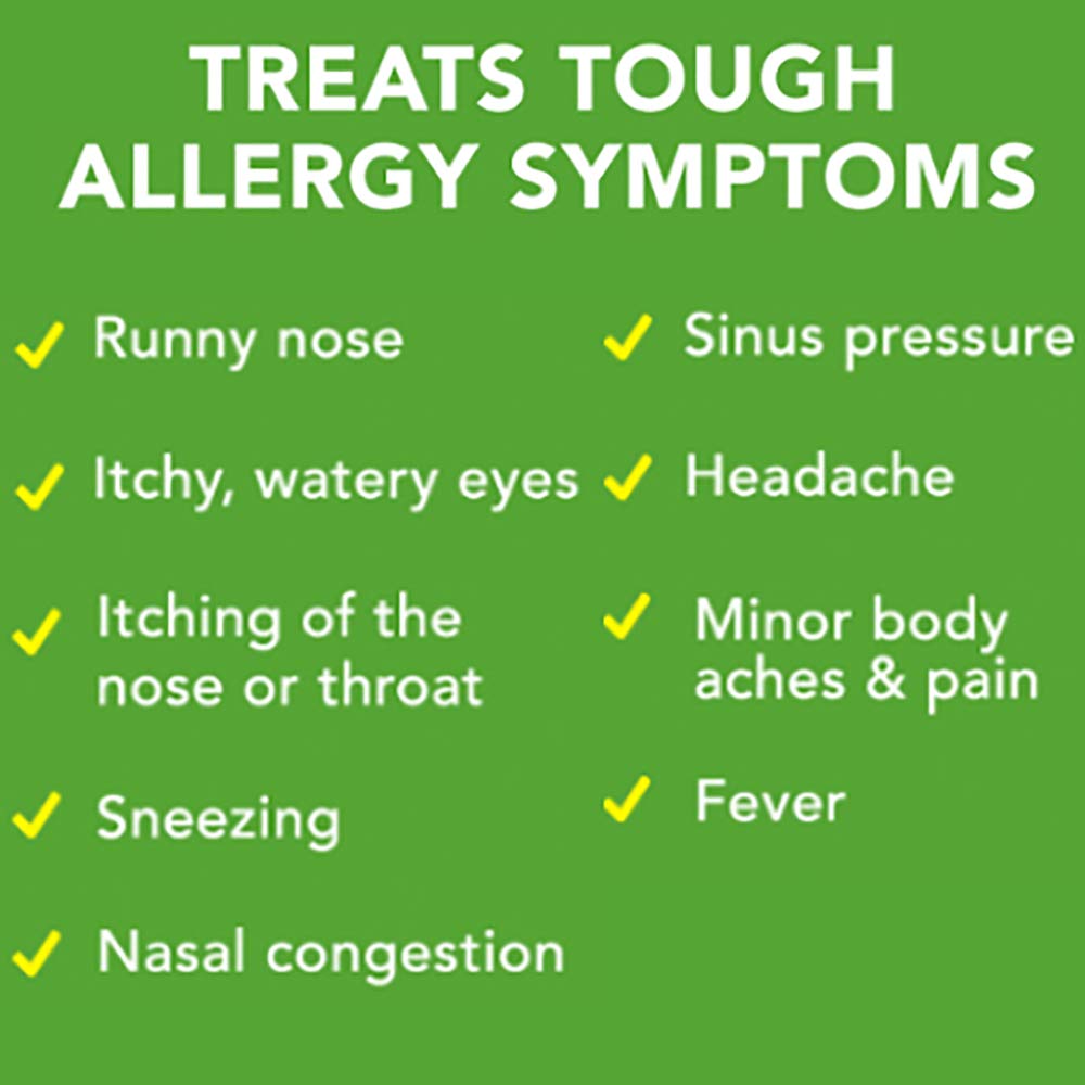 Advil Allergy and Congestion Relief Tablets – Pain Relief, Fever Reducer & Allergy Support