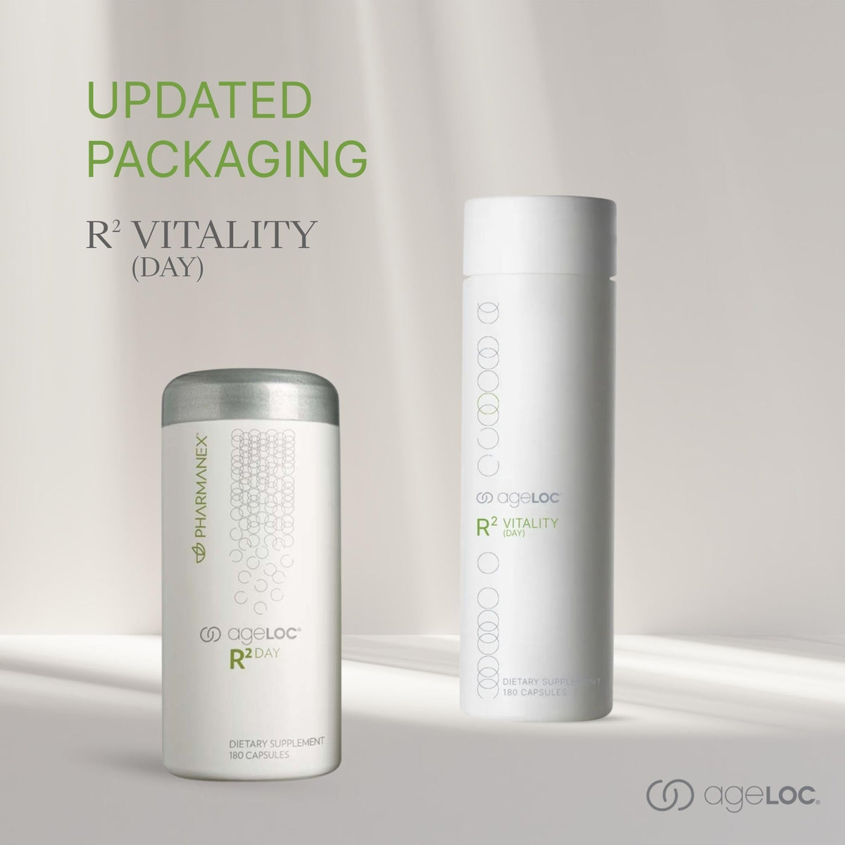 ageLOC Nu Skin R² Day (الحيوية) – يدعم التنقية الخلوية والتعبير الجيني الشبابي