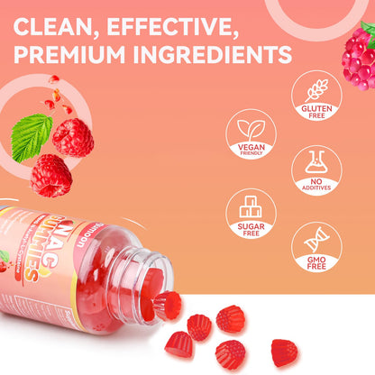 Agumoon NAC Gummies 800mg – Immune Support, Sugar-Free, 120 Vegan Gummies