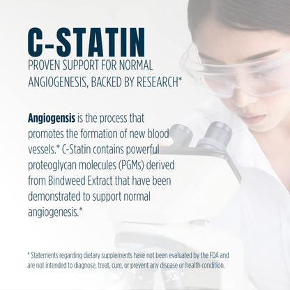 Aidan Products C-Statin لدعم التوعي الدموي الطبيعي | 120 كبسولة