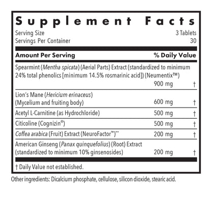 Allergy Research Group Advanced NeuroPlus Supplement - Memory & Focus Support, for Brain Function Health, Lion's Mane, Vegetarian Capsules - 90 Count