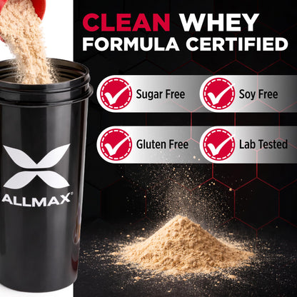 ALLMAX ISOFLEX Pure Whey Isolate – Gluten Free, Low Lactose, Sugar Free | Strawberry 5lb