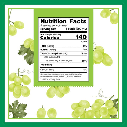 Aloe Vera Juice - Grape Flavor with Big Aloe Pulp (6-Pack) Plant-Based Hydration for Adults & Kids