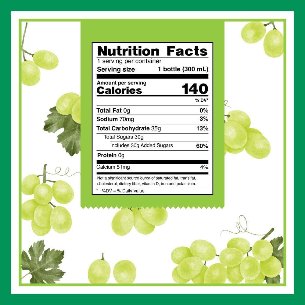 Aloe Vera Juice - Grape Flavor with Big Aloe Pulp (6-Pack) Plant-Based Hydration for Adults & Kids