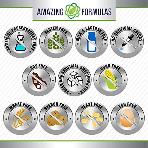 Amazing Formulas L-Lysine Powder 680mg – Non-GMO, Gluten Free (500g)