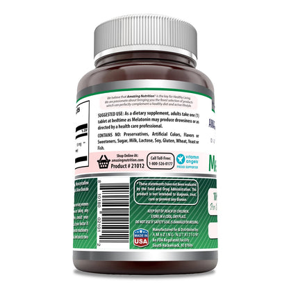 Amazing Formulas Melatonin 10 mg Supplement – 120 Count, Non-GMO, Gluten-Free, Made in USA