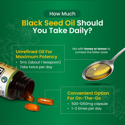 Amazing Herbs Premium Black Seed Oil - Gluten Free, Non-GMO, Cold-Pressed Nigella Sativa (16 oz x 2)