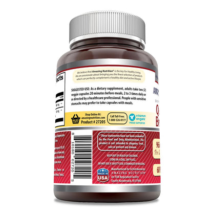Amazing Nutrition Quercetin 800 mg + Bromelain 165 mg Veggie Caps