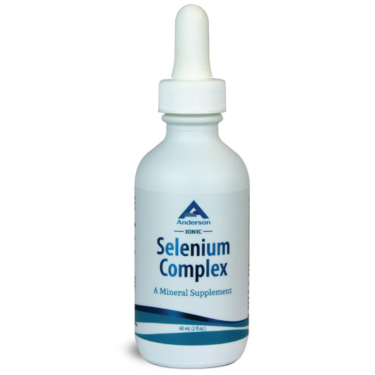 Anderson Ionic Selenium Complex – Liquid Selenium Drops for Thyroid & Immune Support | 2 fl oz, 40 Servings