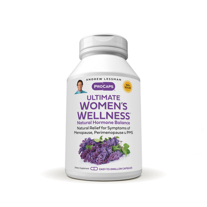 Andrew Lessman Ultimate Women’s Wellness 360 Capsules – Hormonal Balance with Soy Isoflavones, EGCG & Cranberry
