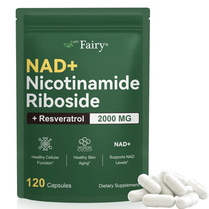APU.Fairy NAD Supplement | Liposomal NAD with Nicotinamide Riboside & Resveratrol - 120 Capsules