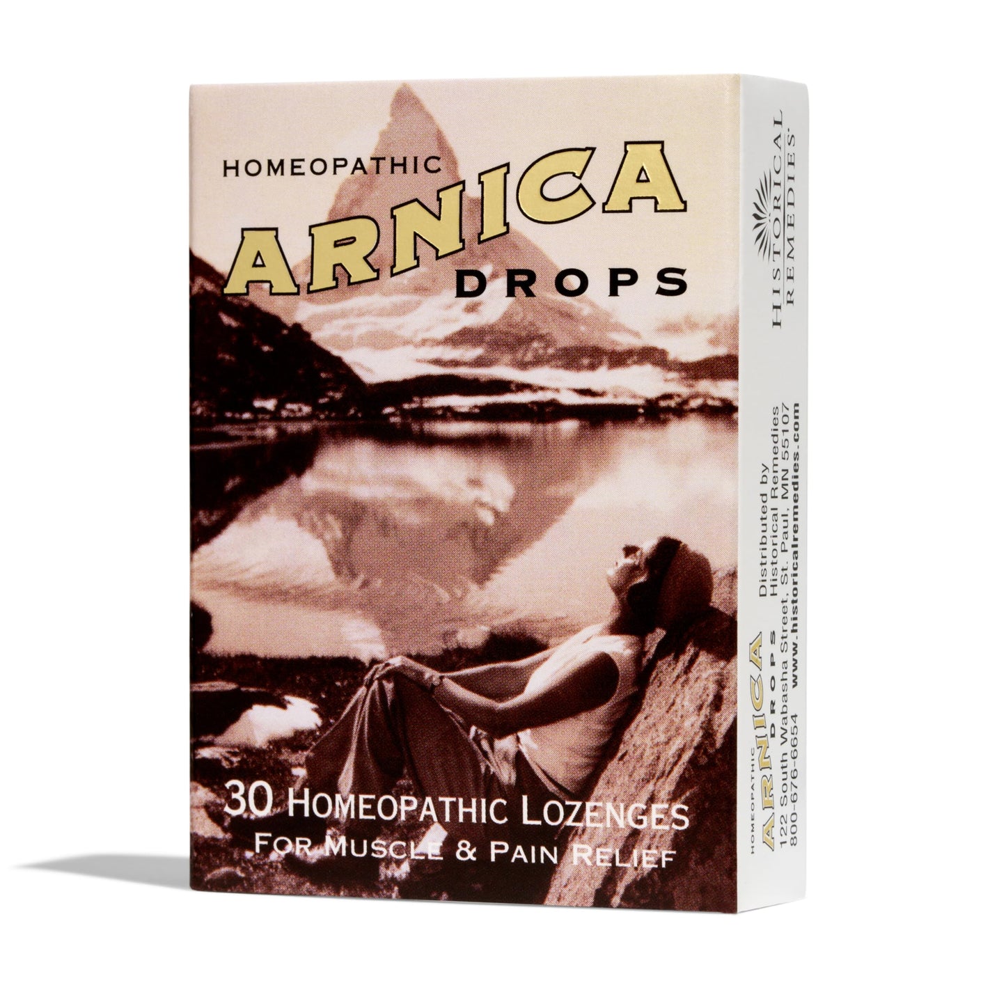Historical Remedies Arnica Drops (1 Pack) | Natural First Aid for Injuries, Soreness & Fatigue | Organic Tangerine Flavor, Vegan & Gluten-Free