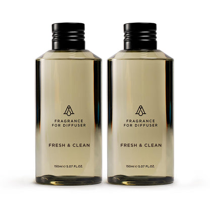 AromaPlan Fresh & Clean Essential Oil 5oz (2-Pack) for Diffusers – USA Made, Long-Lasting Fragrance