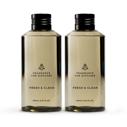 AromaPlan Fresh & Clean Essential Oil 5oz (2-Pack) for Diffusers – USA Made, Long-Lasting Fragrance
